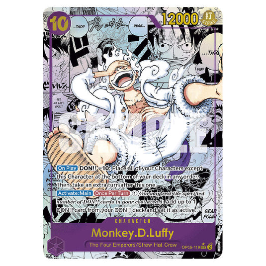 Monkey.D.Luffy PRB-01-OP05-119b card from the One Piece set Premium Booster