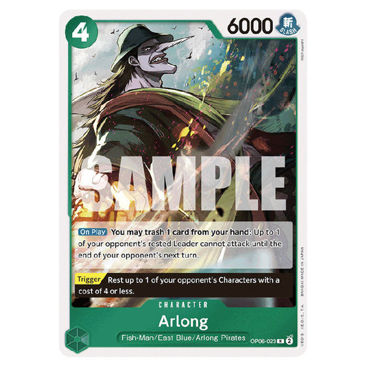 Arlong PRB-01-OP06-023 card from the One Piece set Premium Booster