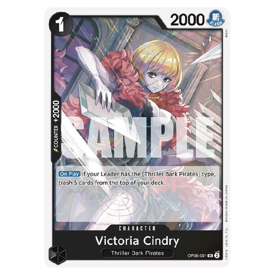 Victoria Cindry PRB-01-OP06-091 card from the One Piece set Premium Booster