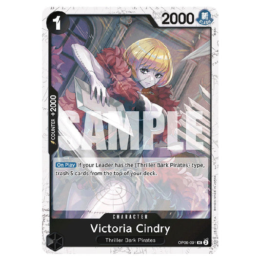 Victoria Cindry PRB-01-OP06-091a card from the One Piece set Premium Booster