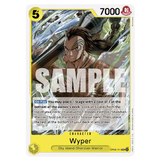 Wyper PRB-01-OP06-114 card from the One Piece set Premium Booster