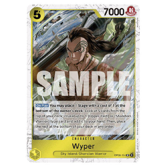 Wyper PRB-01-OP06-114a card from the One Piece set Premium Booster