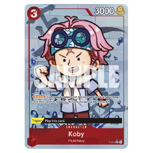 Koby PRB-01-P-014b card from the One Piece set Premium Booster