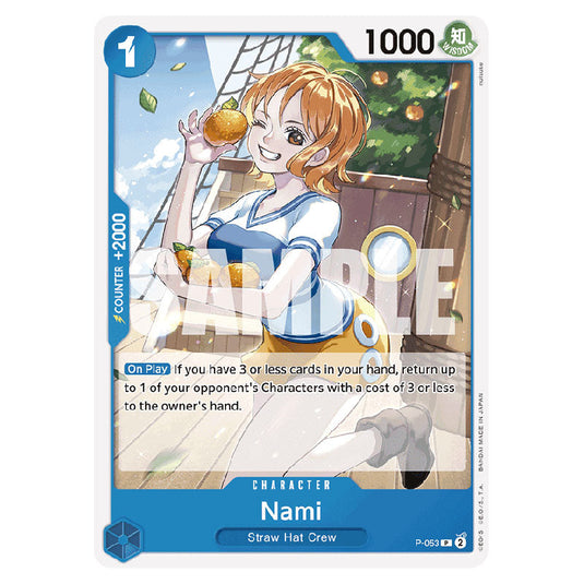 Nami PRB-01-P-053 card from the One Piece set Premium Booster