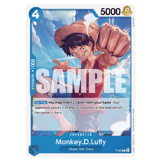 Monkey.D.Luffy PRB-01-P-055 card from the One Piece set Premium Booster