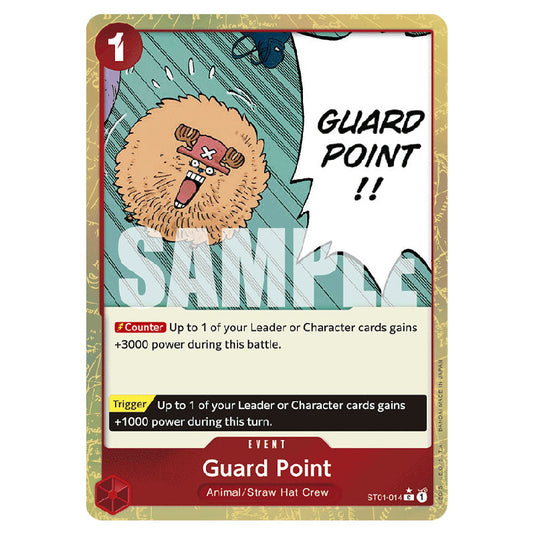 Guard Point PRB-01-ST01-014b card from the One Piece set Premium Booster