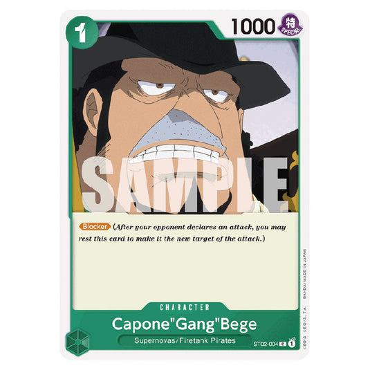 Capone"Gang"Bege PRB-01-ST02-004 card from the One Piece set Premium Booster