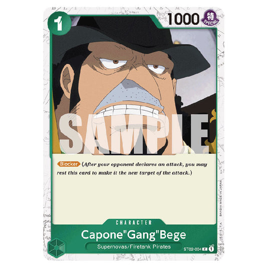 Capone"Gang"Bege PRB-01-ST02-004a card from the One Piece set Premium Booster