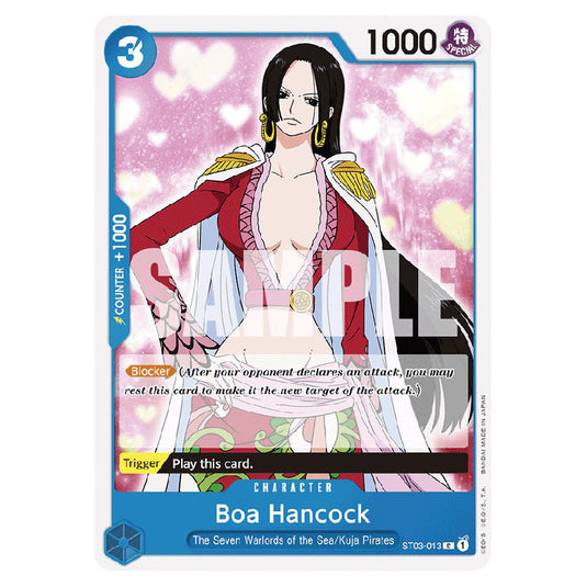 Boa Hancock PRB-01-ST03-013 card from the One Piece set Premium Booster