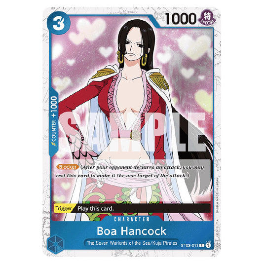 Boa Hancock PRB-01-ST03-013a card from the One Piece set Premium Booster