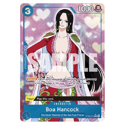 Boa Hancock PRB-01-ST03-013b card from the One Piece set Premium Booster