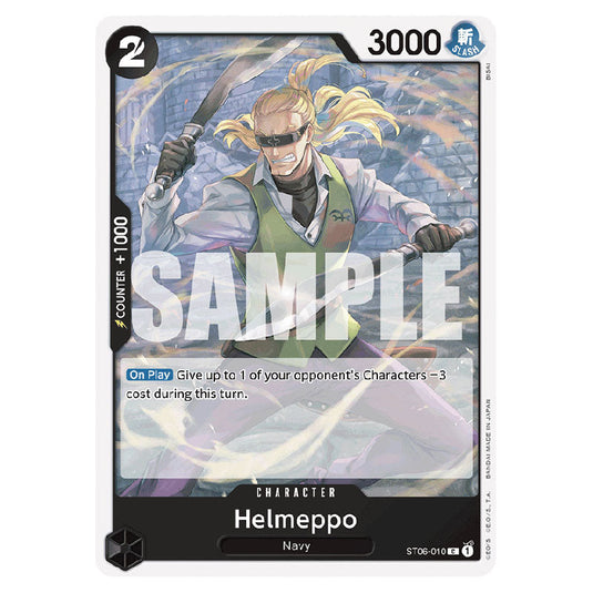 Helmeppo PRB-01-ST06-010 card from the One Piece set Premium Booster