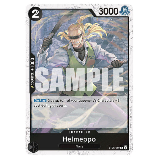 Helmeppo PRB-01-ST06-010a card from the One Piece set Premium Booster