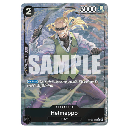 Helmeppo PRB-01-ST06-010b card from the One Piece set Premium Booster