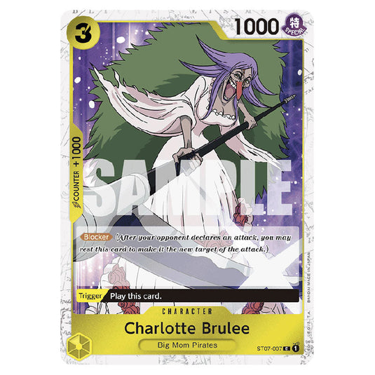 Charlotte Brulee PRB-01-ST07-007a card from the One Piece set Premium Booster