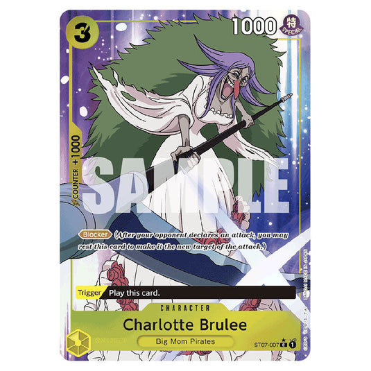 Charlotte Brulee PRB-01-ST07-007b card from the One Piece set Premium Booster