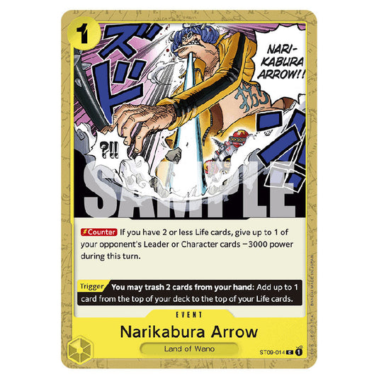 Narikabura Arrow PRB-01-ST09-014 card from the One Piece set Premium Booster