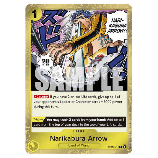 Narikabura Arrow PRB-01-ST09-014a card from the One Piece set Premium Booster