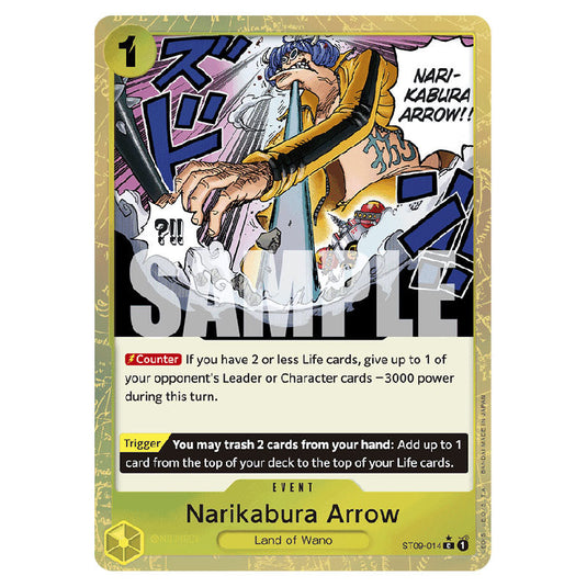 Narikabura Arrow PRB-01-ST09-014b card from the One Piece set Premium Booster