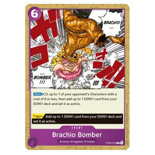 One Piece - Starter Deck - Animal Kingdom Pirates - Brachio Bomber - ST04-015