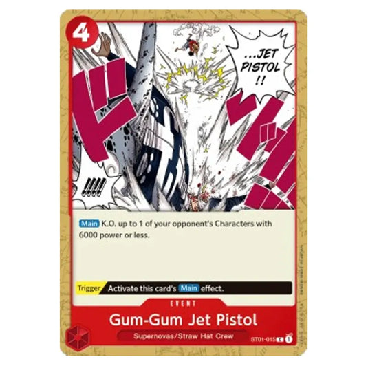 One Piece - Starter Deck - Straw Hat Crew - Gum-Gum Jet Pistol - ST01-015