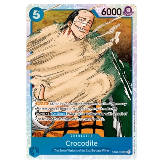 one piece tcg seven warlords of the sea starter deck One Piece - Starter Deck - The Seven Warlords of the Sea - Crocodile