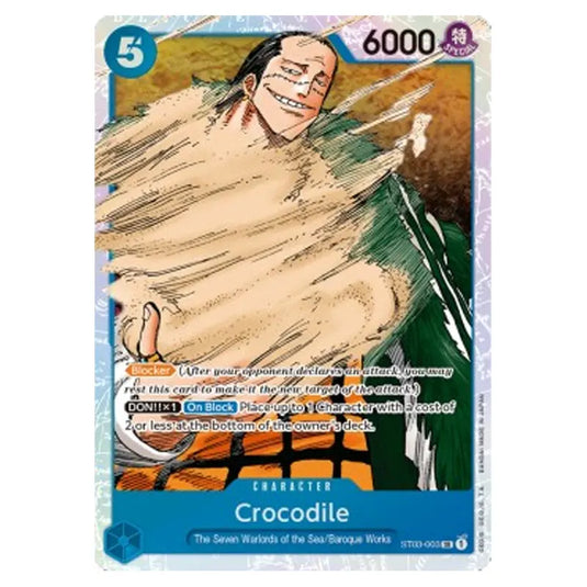 One Piece - Starter Deck - The Seven Warlords of the Sea - Crocodile - ST03-003
