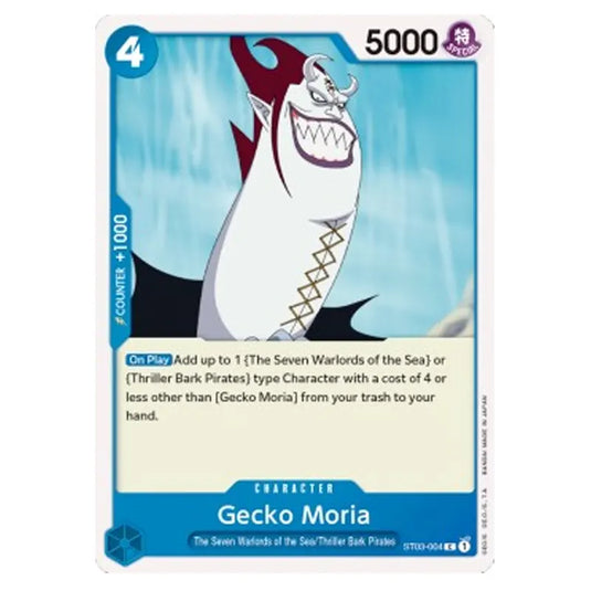 One Piece - Starter Deck - The Seven Warlords of the Sea - Gecko Moria - ST03-004
