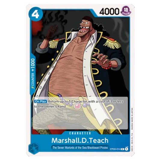 One Piece - Starter Deck - The Seven Warlords of the Sea - Marshall.D.Teach - ST03-014