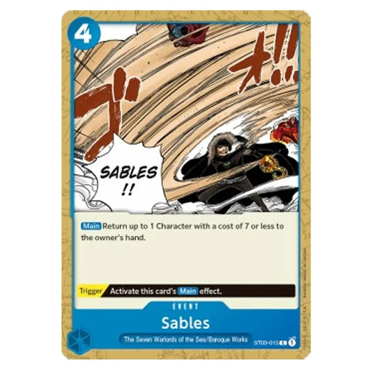 One Piece - Starter Deck - The Seven Warlords of the Sea - Sables - ST03-015