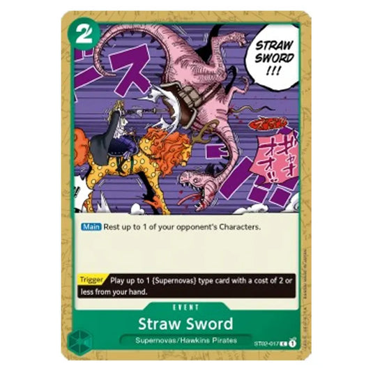 One Piece - Starter Deck - Worst Generation - Straw Sword - ST02-017