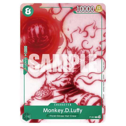 One Piece - ST-11 Uta Deck - Monkey.D.Lufy (Promo Card) - P-061