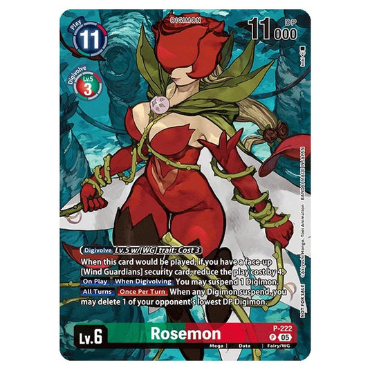 Digimon Card Game - Promo - Rosemon - P-222