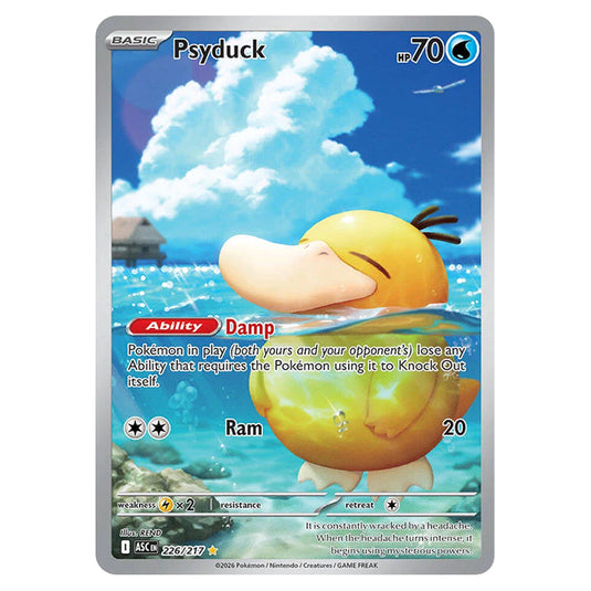 Psyduck 226 card from the Pokemon set Ascended Heroes
