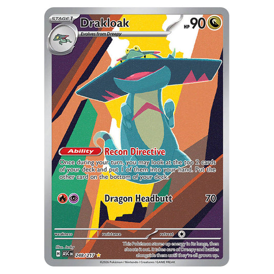 Drakloak 248 card from the Pokemon set Ascended Heroes