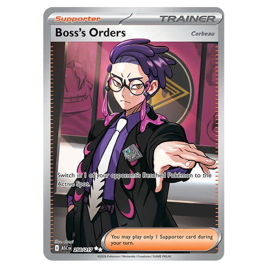 Boss's Orders [Corbeau] 256 card from the Pokemon set Ascended Heroes