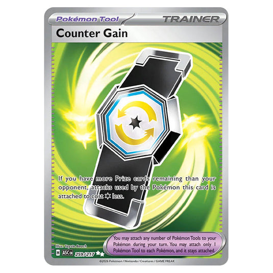Counter Gain 259 card from the Pokemon set Ascended Heroes