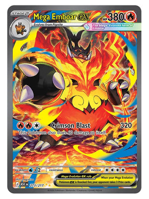 Pokemon - Mega Evolution - Ascended Heroes - Mega Emboar ex - 273/217