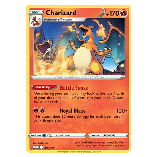 Pokemon - McDonald's Dragon Discovery - Charizard 001/015
