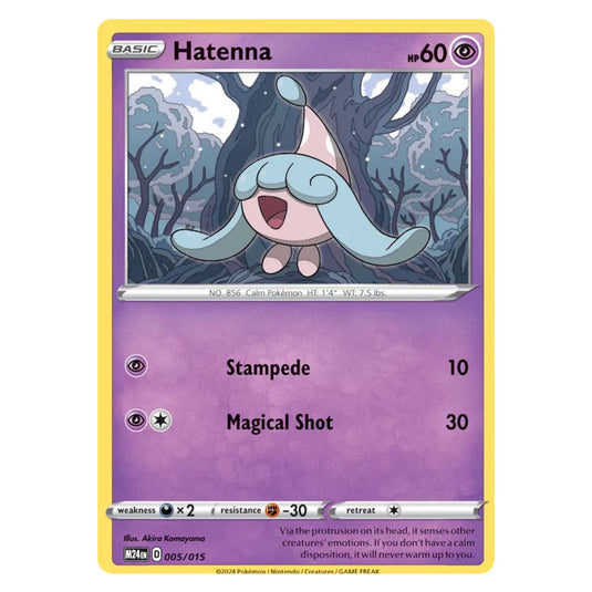 Pokemon - McDonald's Dragon Discovery - Hatenna 005/015