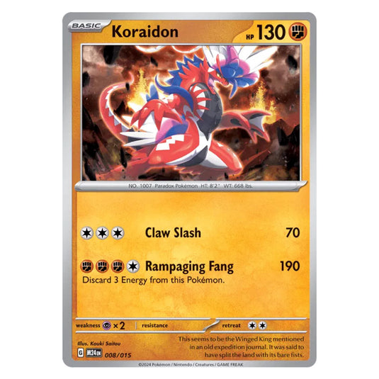Pokemon - McDonald's Dragon Discovery - Koraidon 008/015