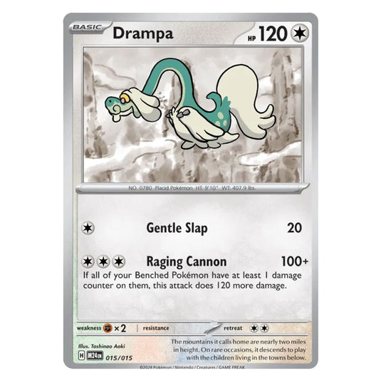 Pokemon - McDonald's Dragon Discovery - Drampa 015/015 (Confetti Holo)