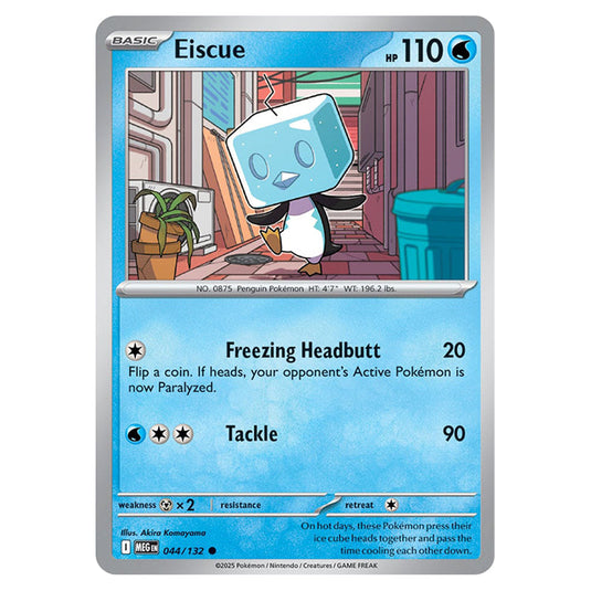 Eiscue 044 card from the Pokemon set Mega Evolution - Base Set