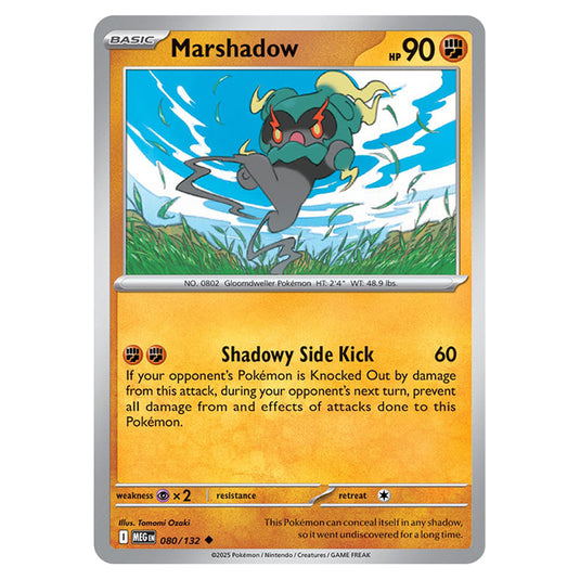 Marshadow 080 card from the Pokemon set Mega Evolution - Base Set