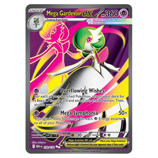 Mega Gardevoirex 159 card from the Pokemon set Mega Evolution - Base Set