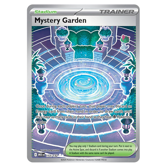 Mystery Garden 172 card from the Pokemon set Mega Evolution - Base Set