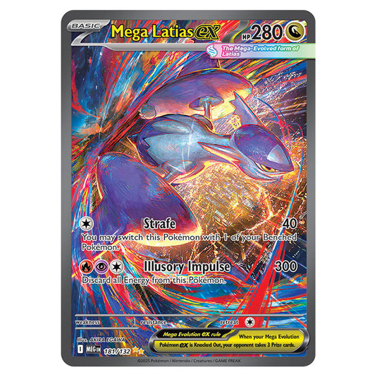 Mega Latiasex 181 card from the Pokemon set Mega Evolution - Base Set