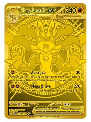 Pokemon - Mega Evolution - Base Set - Mega Lucarioex - 188/132