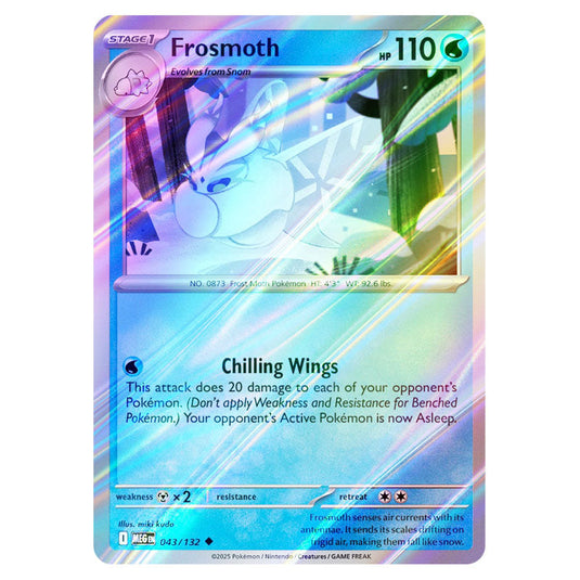 Pokemon - Mega Evolution - Base Set - Frosmoth - 043/132 - (Reverse Holo)
