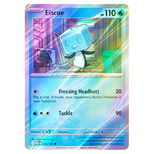 Pokemon - Mega Evolution - Base Set - Eiscue - 044/132 - (Reverse Holo)